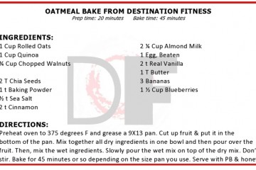 Oatmeal Bake